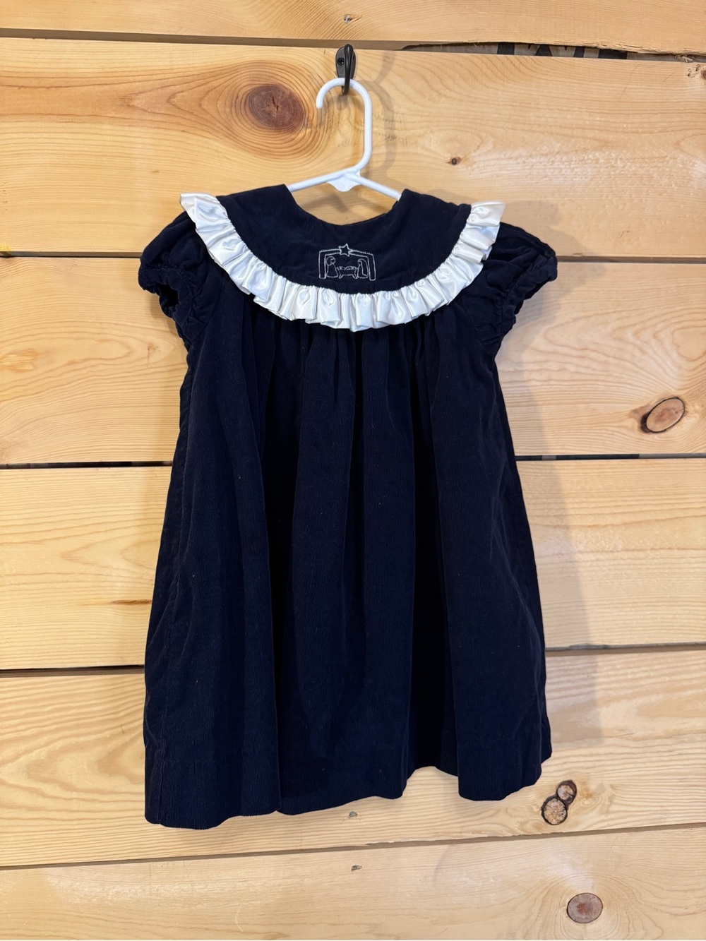 Bailey Boys Classics Kids Navy Corduroy Christmas Nativity Dress 24 Months - Picture 7 of 8